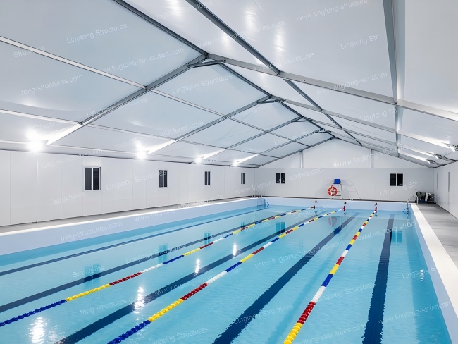 Swimming Pool Tent for Queensland Fire Station
