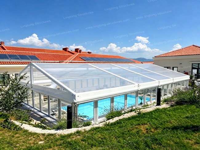 Swimming Pool Tent Aluminum Frame Pool Cover