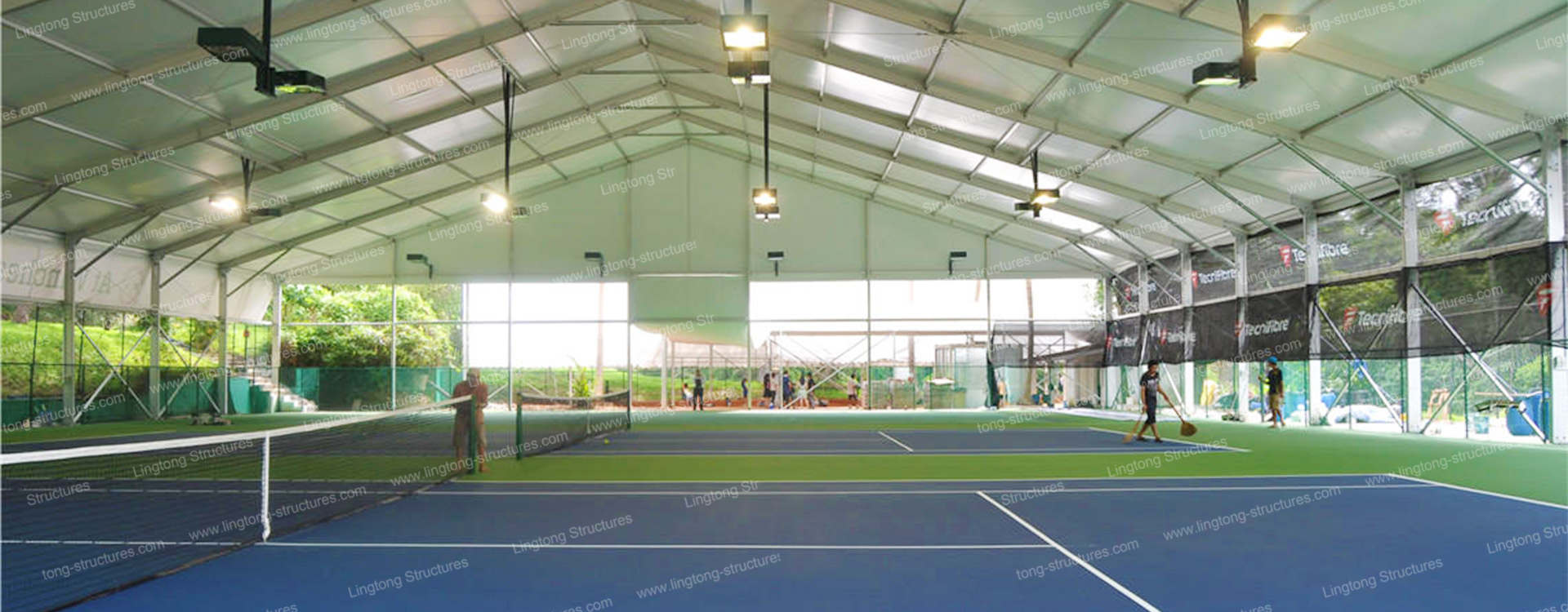 A-Frame Tennis Court Tent A-förmiges Tennisplatzzelt
