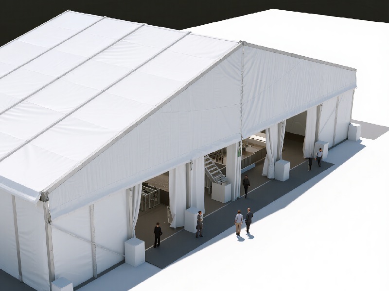 large frame tent großes Rahmenzelt