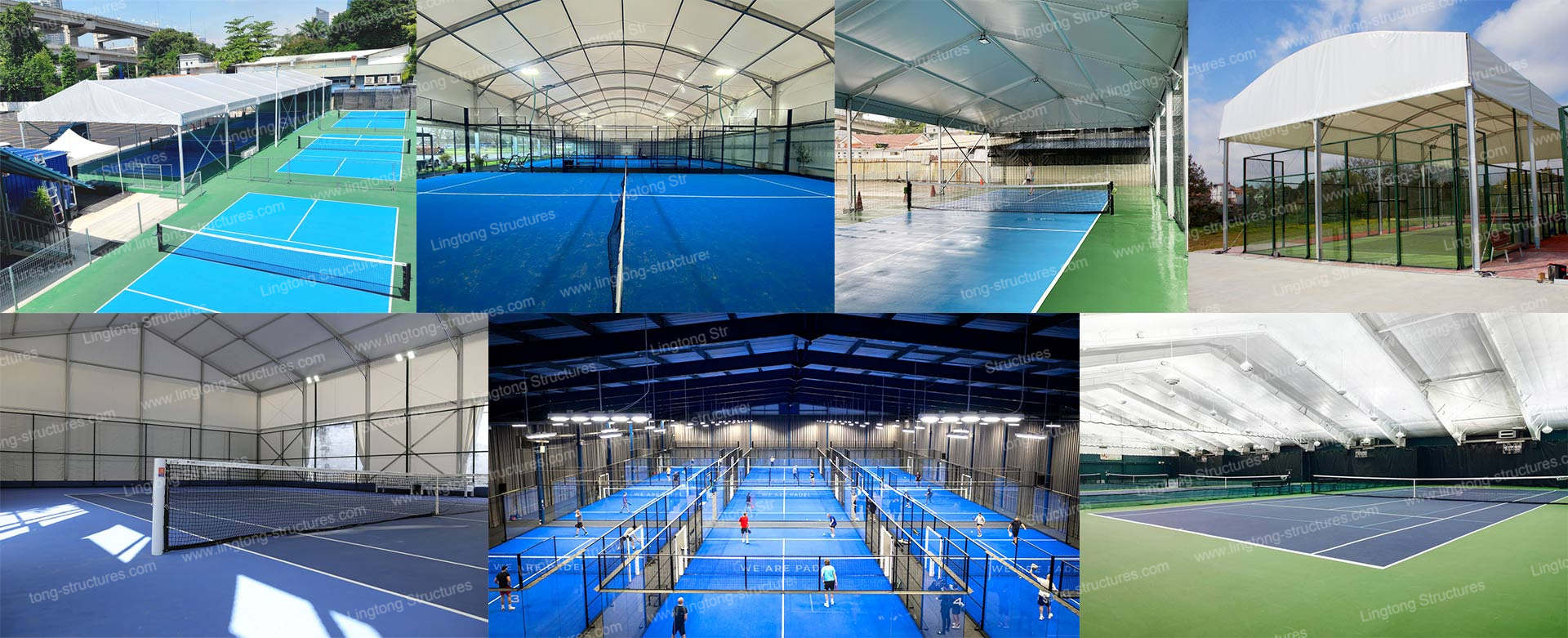 30m x 15m Pickleball Court Tent 30 m x 15 m Pickleball-Platzzelt