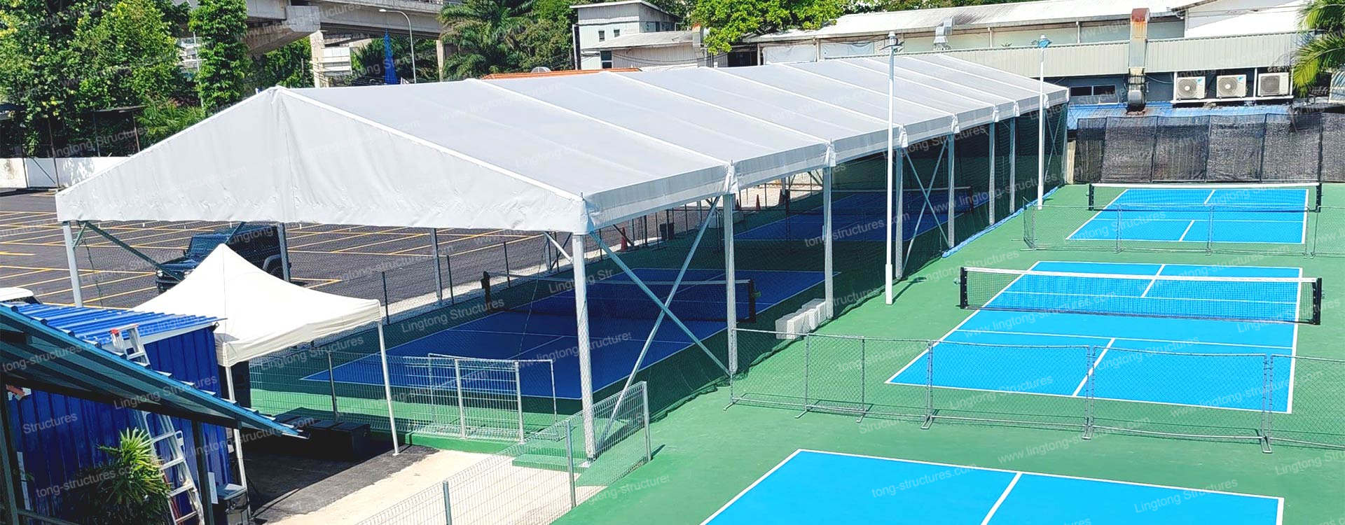 30m x 15m Pickleball Court Tent 30 m x 15 m Pickleball-Platzzelt