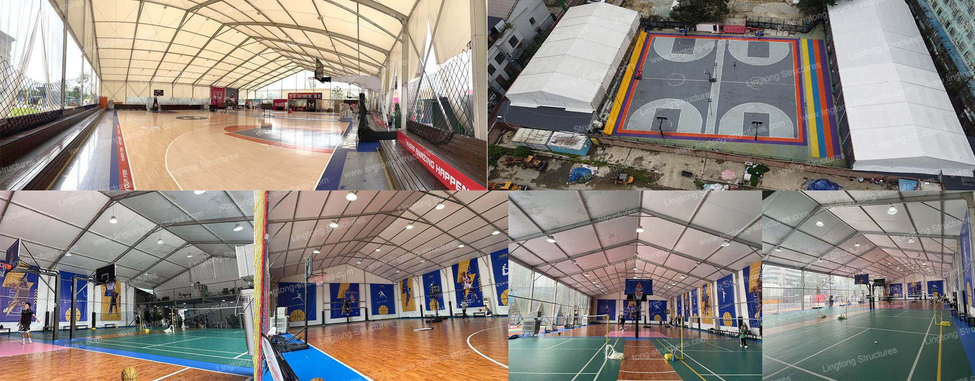 Outdoor Basketball Court Cover|Industrial-Grade Sports Solutions Überdachung für Basketballplätze im Freien | Industrielle Sportlösungen