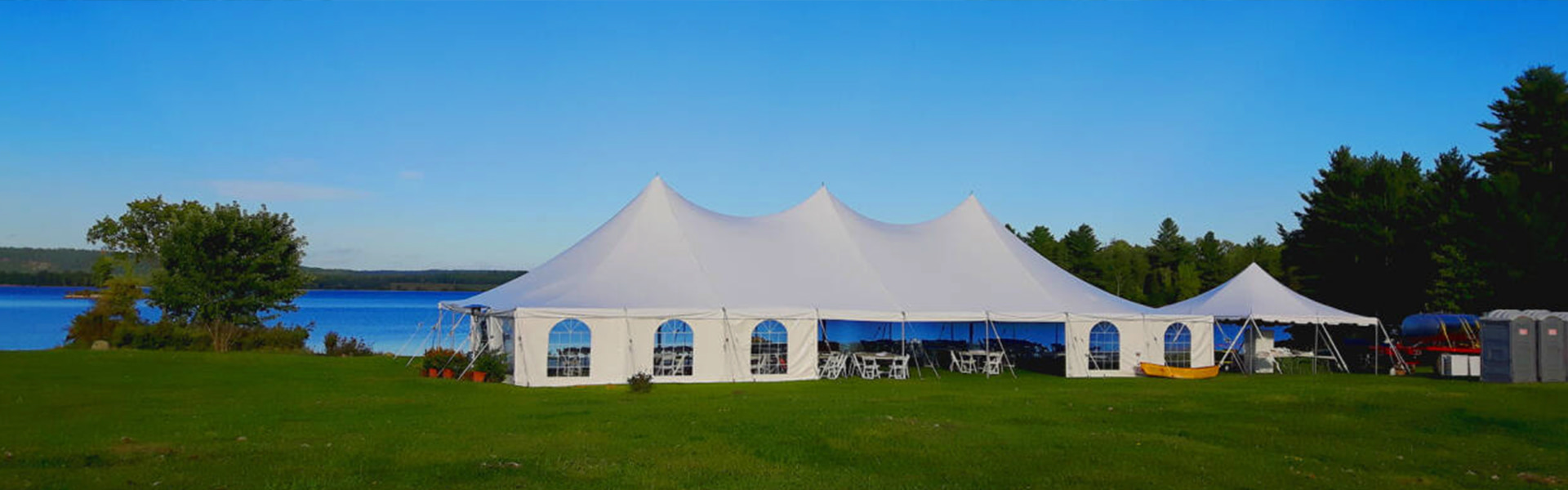 High Peak Tent Structure