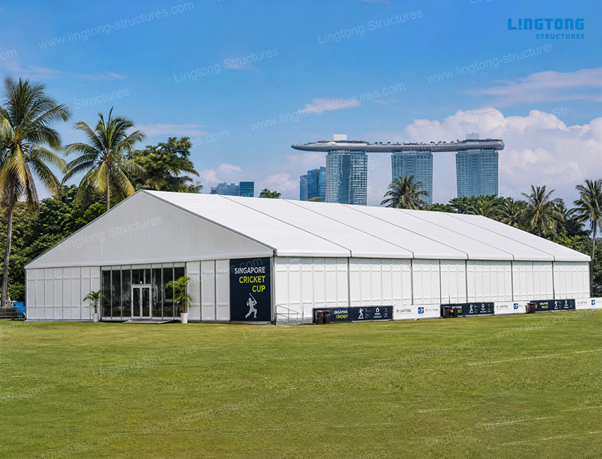 Singapore Cricket Event A-Frame Tent
