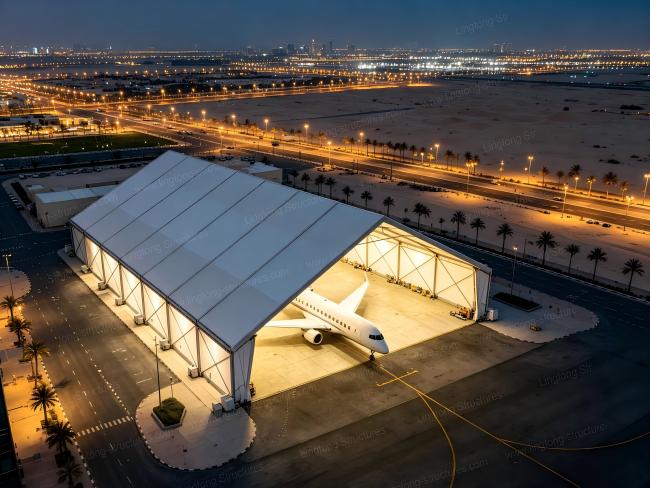 Aircraft Hangar A-Frame Tent for Abu Dhabi