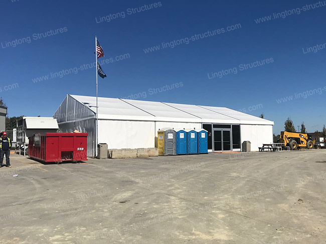 What should I consider when choosing an industrial tent system provider?