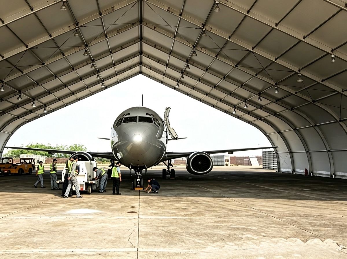 Aircraft Hangar Tent New Solution for Aviation Facilities
