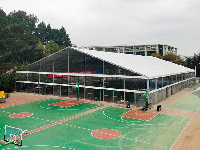 Outdoor Basketball Court Cover