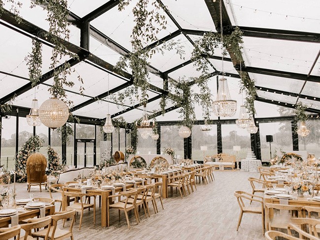 Glass Conservatory Structure Tent for Wedding