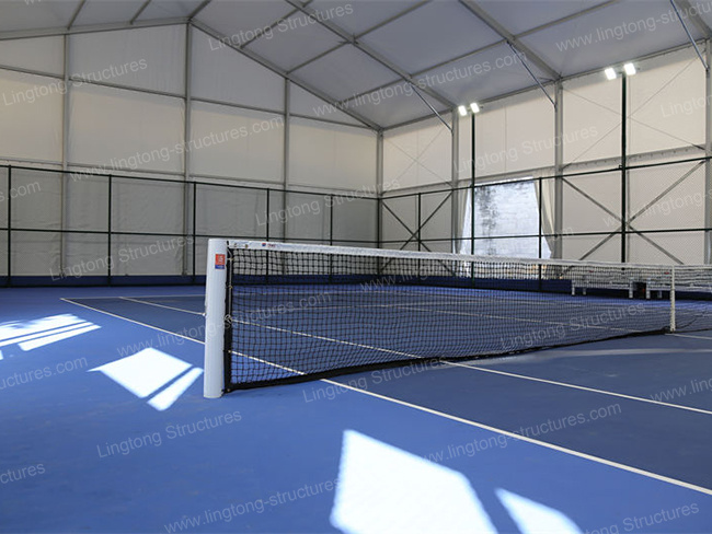 Double Padel Court Cover for Recreation Center