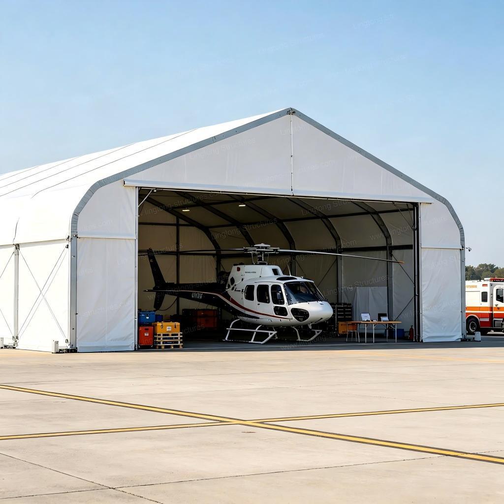 Large Span Aircraft Hangar Tent
