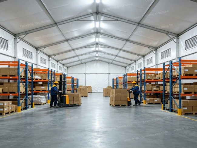 Aluminum Industrial Storage Tent