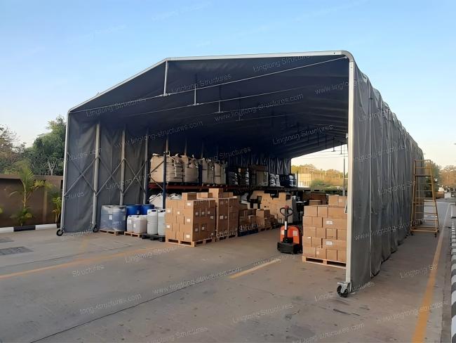 Storage Retractable Tunnel Tent