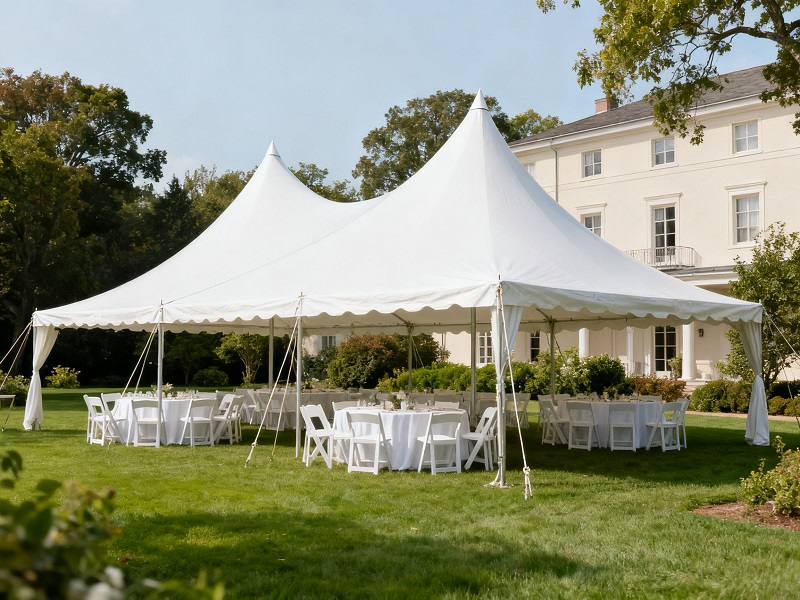 custom high peak tent