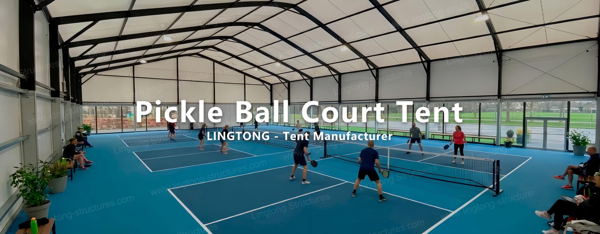 951787554321169.jpg Lingtong pickleball court tent with aluminum frame and PVC cover for outdoor sports venue