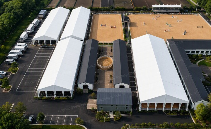 Indoor Riding Arena Tent application