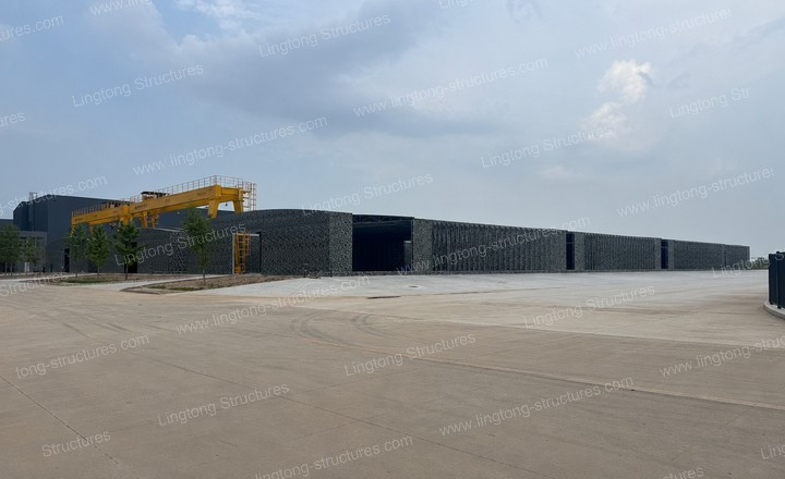 large aluminum retractable tunnel tent for industrial warehouse logistics passage